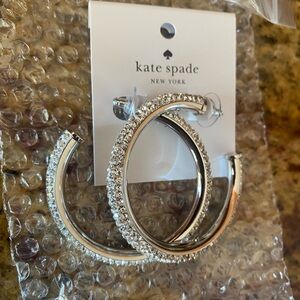 Kate Spade Silver Hoop Earrings